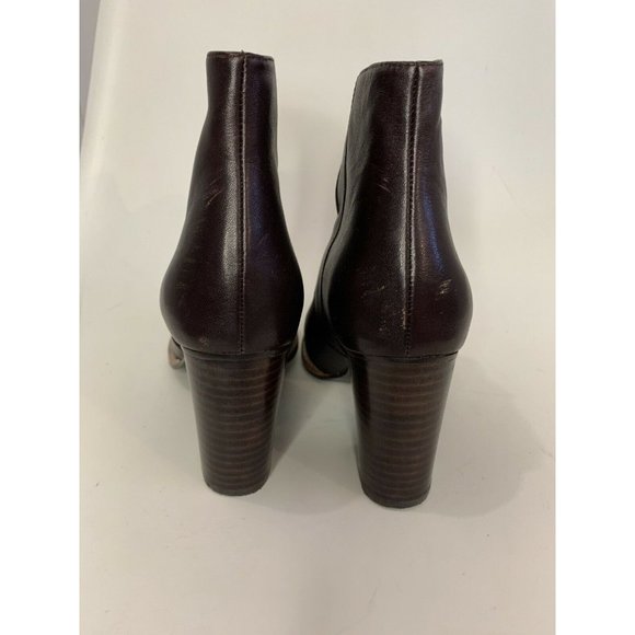 MI PIACI Brown Leather “Dazzle” Ankle Boots Sz 7 - Picture 3 of 7